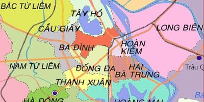 지도 ha dong district 하노이